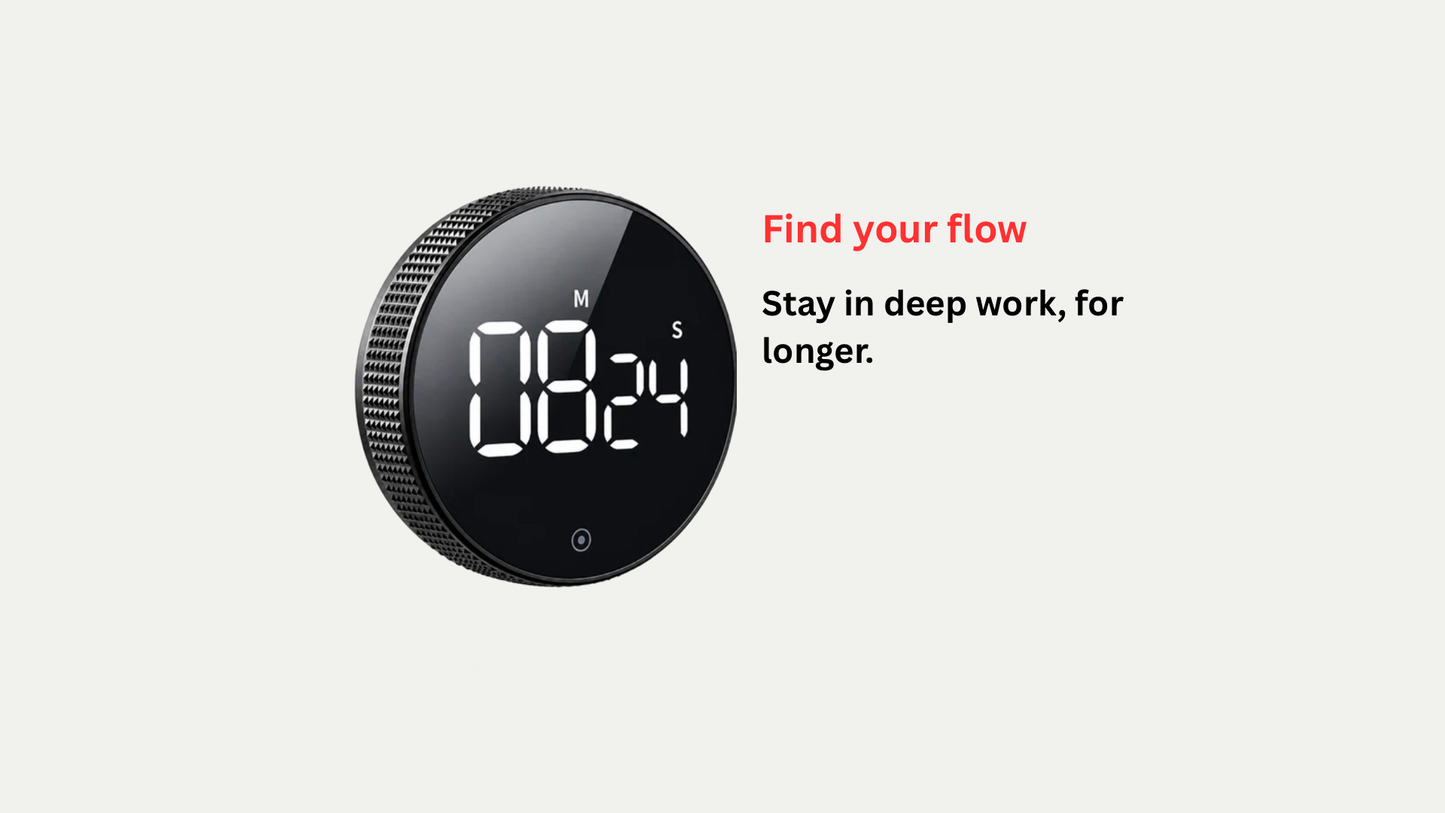 Magnetic Timer for Deep Work & Productivity