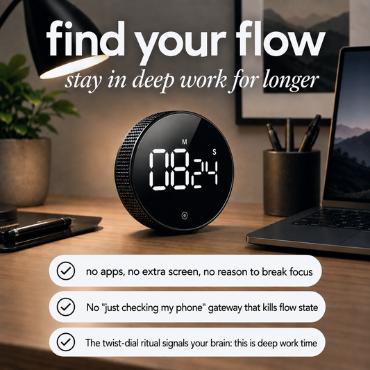 Magnetic Timer for Deep Work & Productivity